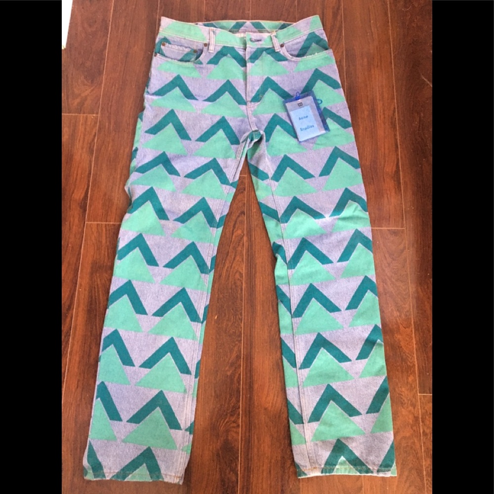 Acne Studios Land Print Denim